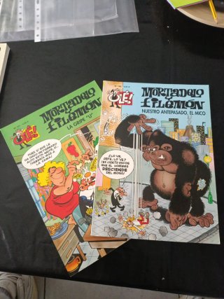 Comics Mortadelo y Filemón.