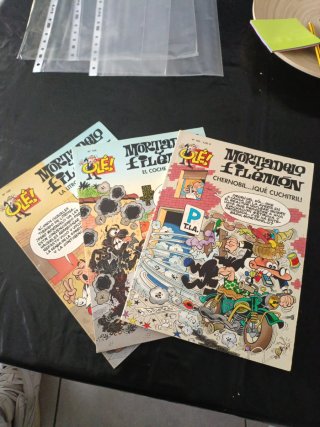 Comics Mortadelo y Filemón.