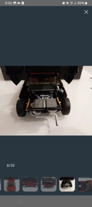 Lancia Delta S4 Autoart 1:18 Rojo