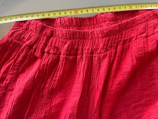 Pantaloni dropped donna rosa/rossi
