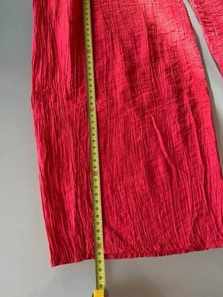 Pantaloni dropped donna rosa/rossi