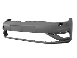 Paragolpes Delantero Imprimado (Con 2 Agujeros Lava Faros) para Volkswagen GOLF VII 2017