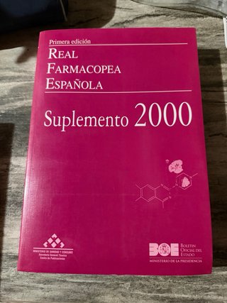 Real Farmacopea Española Suplemento 2.1