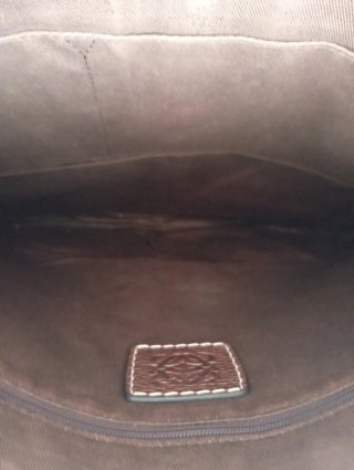 Bolso Loewe Marrón y Dorado