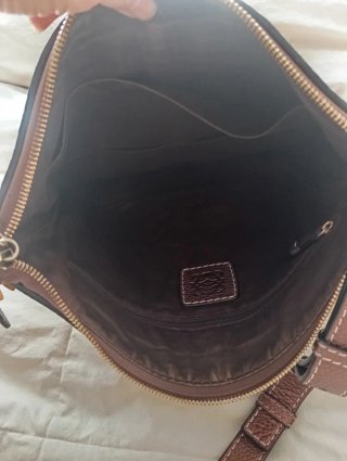 Bolso Loewe Marrón y Dorado