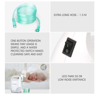 Inhalador Nebulizador Eléctrico HANDGUN CN560