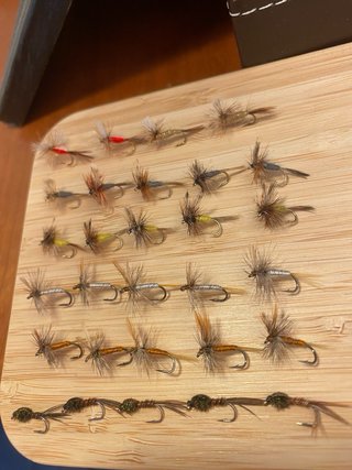 Pack 29 moscas de pesca artesanales