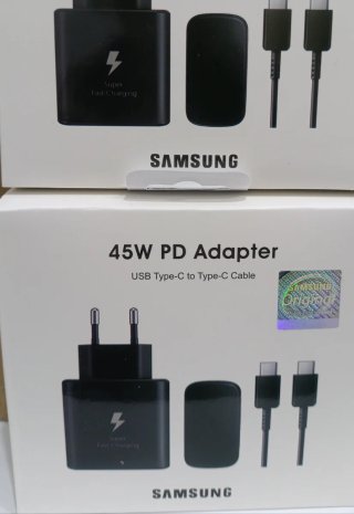 2 Cargadores Samsung 45W Carga rapida con cable