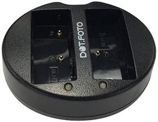 Dot.Foto BLH-1 USB Cargador Doble (BCH-1 Tipo)