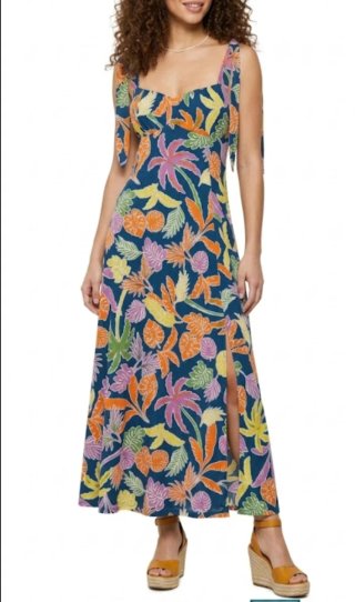 Vestido de verano estampado floral