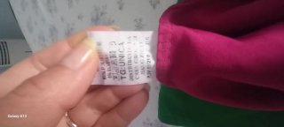 Gonna/pantaloncino verde e fuxia
