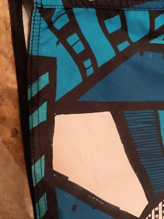Bañador Quiksilver Azul y Blanco