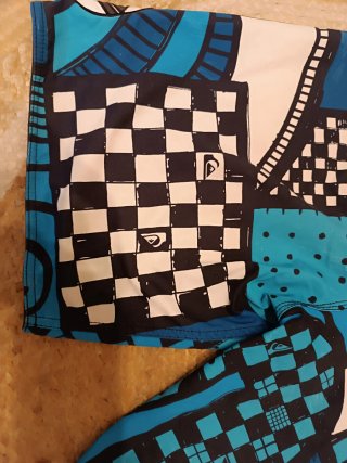 Bañador Quiksilver Azul y Blanco