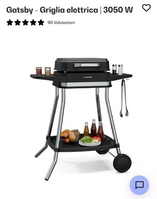 Gatsby Grill Klarstein elettrico
