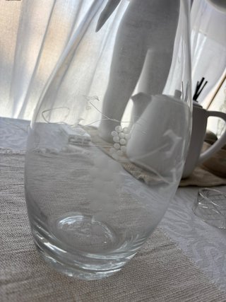 Decantador de vino de cristal