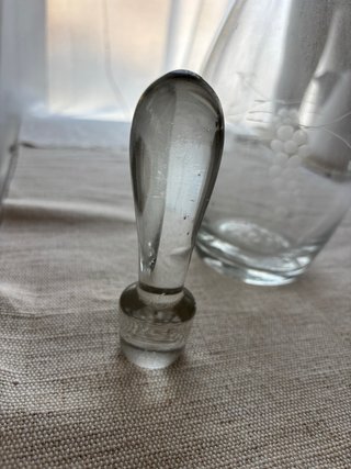 Decantador de vino de cristal