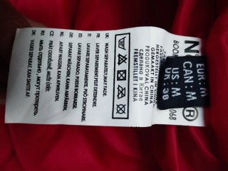 Abrigo Geographical Norway Rojo