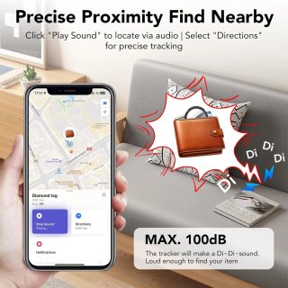Smart Tracker Tag 4 Pack, Buscador de Objetos Blue