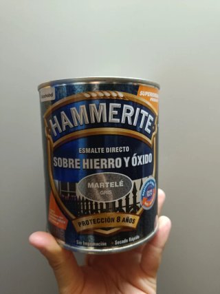 Esmalte Antioxido Hammerite Gris Martelé 750ml
