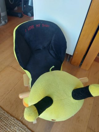 Balancín abeja peluche