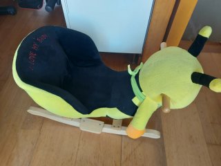 Balancín abeja peluche