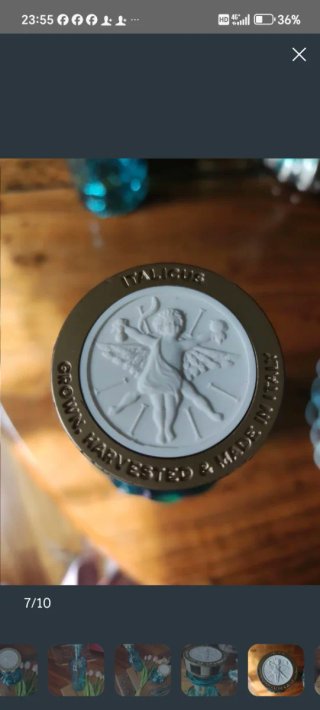 Set 2 bottiglie vetro azzurro