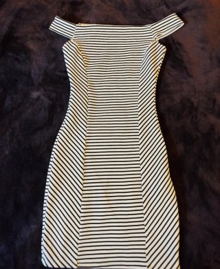 Vestido marinero rayas elastico