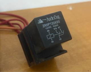 Relé AudioBus ZR5P122X20 12VDC 2x20A