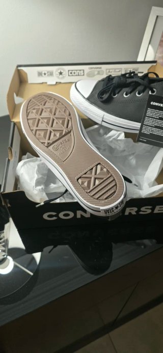 Tênis Converse Cinza/Preto Novo c/ Caixa e Etiquet