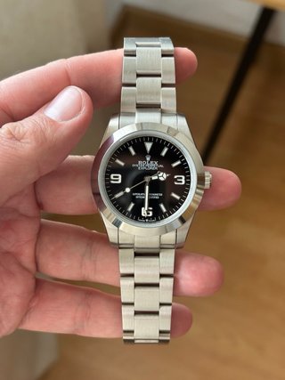 Rolex Explorer 40mm Nero Argento