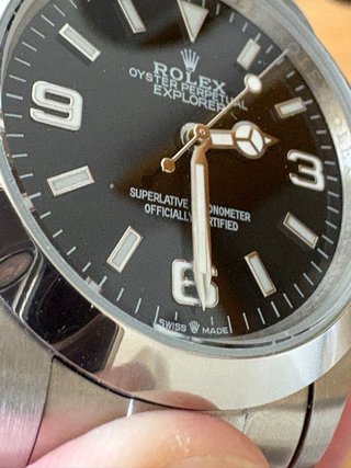 Rolex Explorer 40mm Nero Argento