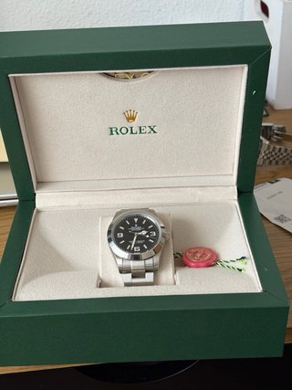 Rolex Explorer 40mm Nero Argento