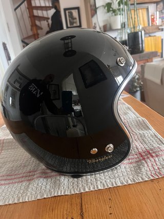 Casco Jet Fibra Talla S