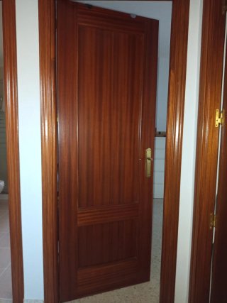 6 Puertas Madera Maciza Sapeli