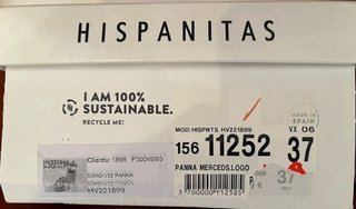 Alpargatas Hispanitas Beige/Blanco