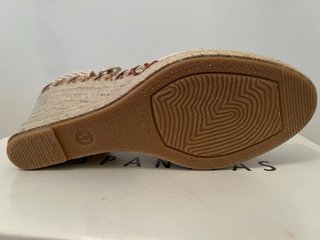 Alpargatas Hispanitas Beige/Blanco