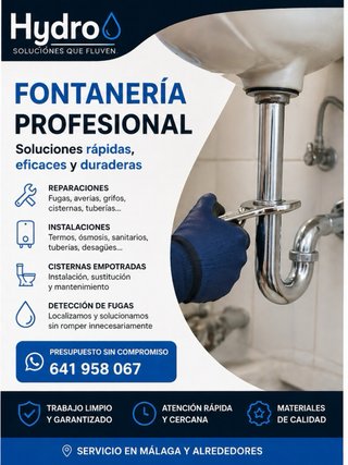 Fontanería Profesional Hydro Málaga