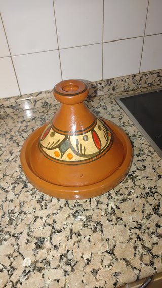 Cazuela Árabe Cerámica Marrón
