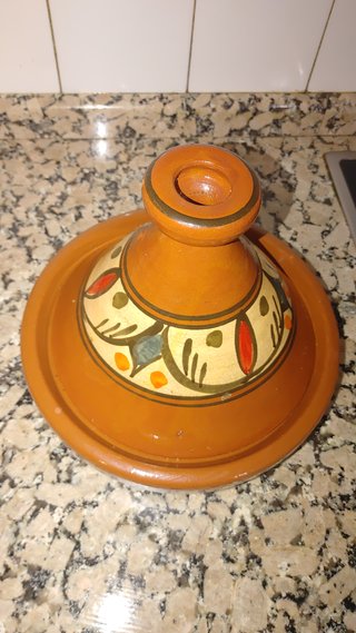 Cazuela Árabe Cerámica Marrón
