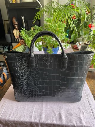 Bolso Longchamp Le Roseau Negro