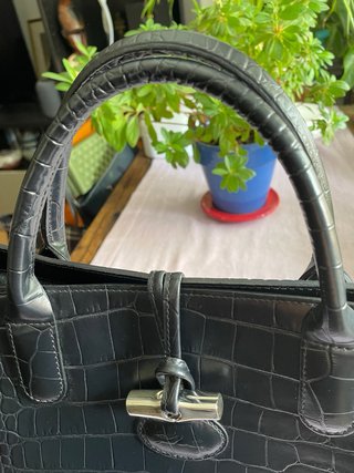 Bolso Longchamp Le Roseau Negro