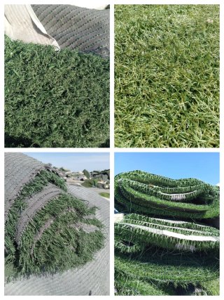 Césped artificial reciclado