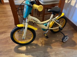 Bicicleta infantil Toplife amarilla