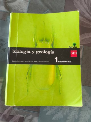 Biología y geología 1bachillerato Savia