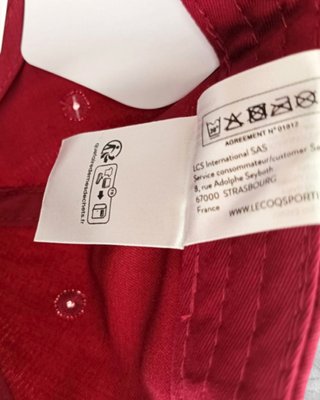 gorra Le Coq Sportif Cap No1 Rambo Red nueva