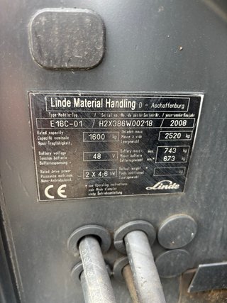 Carretilla Eléctrica Linde E16C