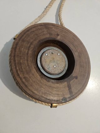 Barometro da parete in legno e metallo