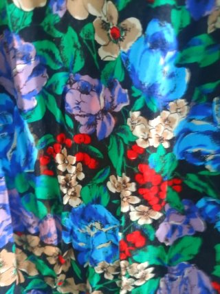 Falda vintage floral
