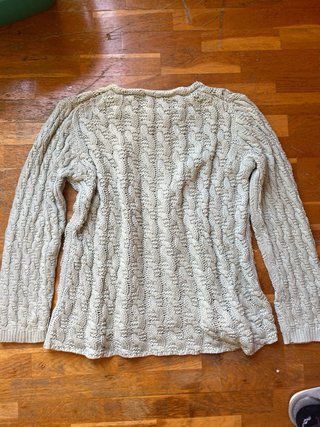 Suéter Zara Menta Trenzado