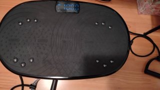 Plataforma vibratoria con asas